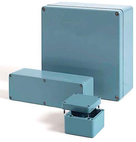 Rectangular SMC Weatherproof Boxes, Color : light gray