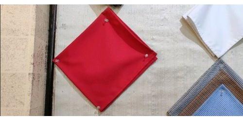 Icon Linens Red Cotton Cloth Napkin, Pattern : Plain