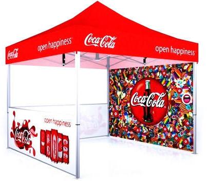 PVC  Printed Promotional Canopy, Color : Multicolor