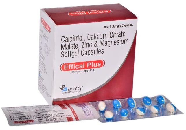 Efficel Plus Capsules, for Clinical, Personal, Hospital