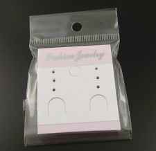 Pasting Plastic Hanging Pouch, for Packaging, Pattern : Plain