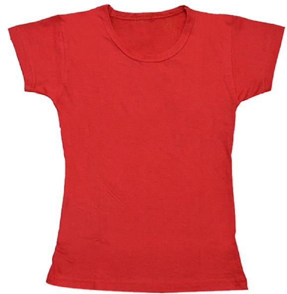 Girls Solid Color T Shirt