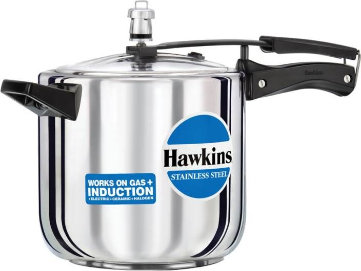 Hawkins Stainless Steel Pressure Cooker, Handle Material : Plastic