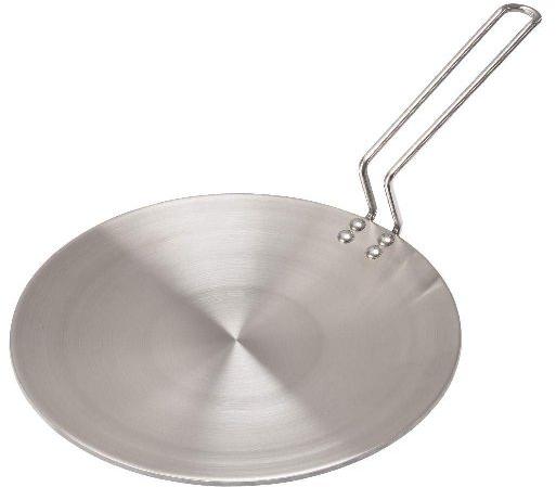 Stainless-steel Vinod Stainless Steel Tawa, Color : Grey