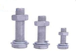 Polished Fully Threaded Hex Bolts, for Fittings, Shape : Round