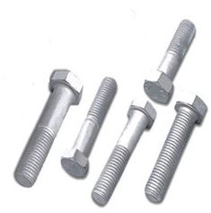 Round Polished Half Threaded Hex Bolts, for Fittings, Feature : High Quality, High Tensile