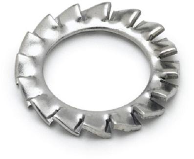 Round Polished Metal Serrated Washer, for Fittings, Certification : ISI Certified