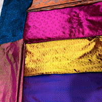 Anaphe Silk tie fabrics, Feature : Impeccable Finish