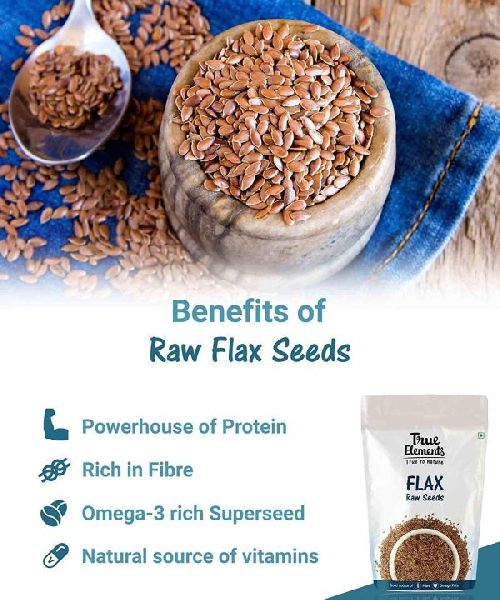 True Elements Raw Flax Seed