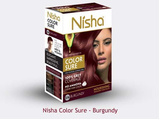 Nisha Color Sure, Form : Powder