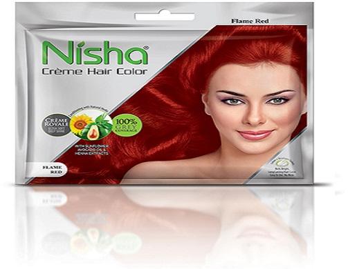 Nisha Crème Flame Red Hair Color
