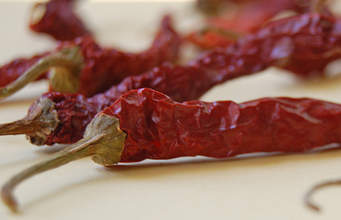 Organic Stemmed Dried Red Chili, Length : 6 to 9 cm