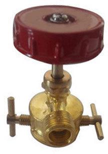 Brass Gas Regulator, Color : Red, Golden