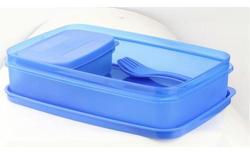 Plastic Lunch Box, for Packing of Food, Color : Blue
