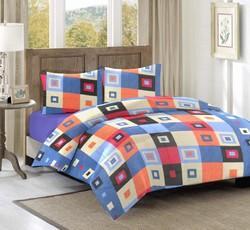 Cotton Bed Sheets with Pillow Covers