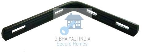 G.Bhaiyaji India L Shape Power Coated Iron Corner, Color : Black