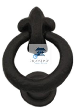 G.Bhaiyaji India Finished Iron Ring Door Knocker, for Gate, Feature : Attractive Design, Durable, Waterproof