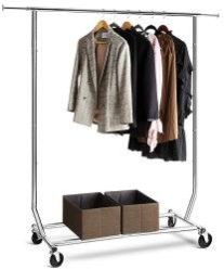 Garment Rack, Color : Silver