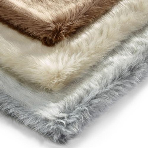 Plain Artificial Fur Fabrics, For Home Furnishing