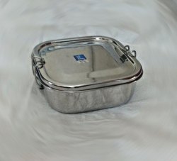 Sumeet Stainless Steel 2 Compartment Lunch Box / Tiffin with Lid and H –  Sumeet Cookware