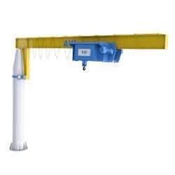 pillar mounted jib crane