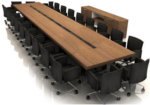 Wooden Conference Table, Color : Brown