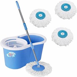 Plastic Cleaning Mop, Pole Material : Iron