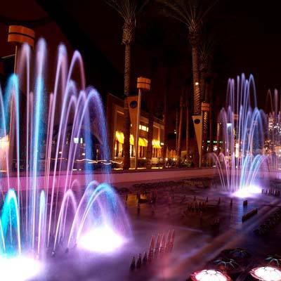 Square Ceramic Fountain Light