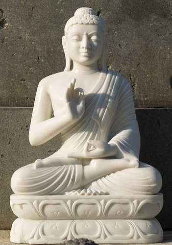 MARBLE BUDDHA STATU