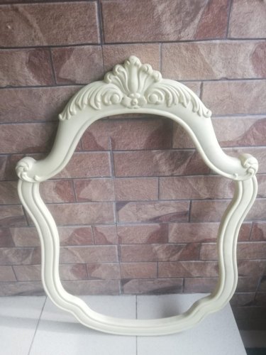 PVC Vanity Mirror Frame, Color : White