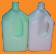 Plastic Square Jerry Can, Color : Green, White