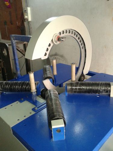 Automatic Coil Wrapping Machine, Color : Blue