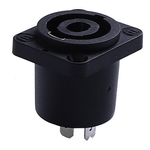 AC PVC ESC-101 Speaker Connector, for Electricals, Color : Black
