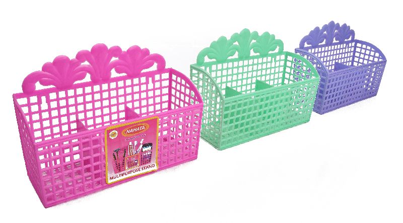 Nahata Homeware Rectengular Polish Plastic Big Stand, For Holding Pen, Pen Holding, Pattern : Plain