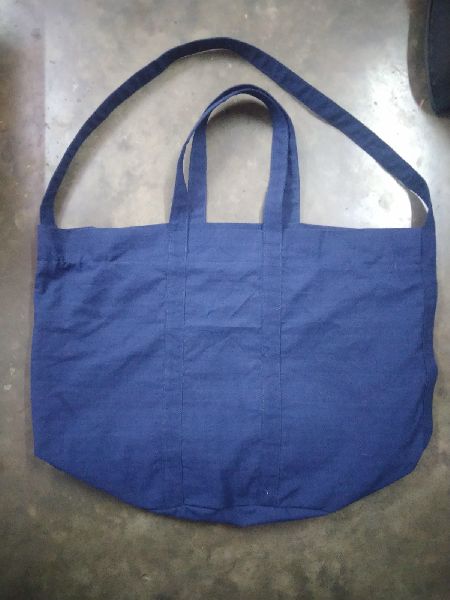 Plain cotton shopping bag, Style : Handled