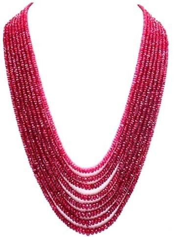 Gemstone Corundum Beads, Feature : Colorful Pattern, Shiny Looks, Optimum finish