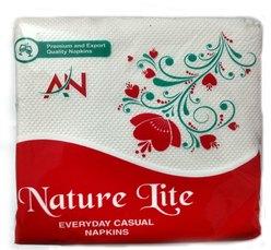 Nature Lite White Embossed Paper Napkin