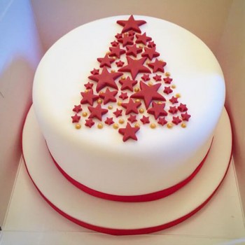 Christmas Theme Cake, Packaging Type : Curated Box