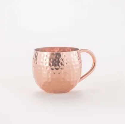 Hammered Copper Mug, Size : Standard