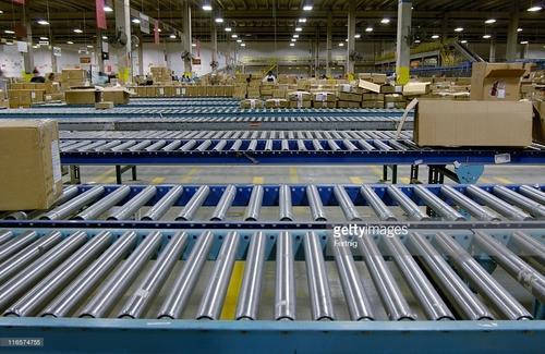 Stainless Steel Gravity Roller Conveyor, Length : 60-100 feet