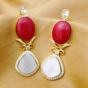 Non Polished Gold Earrings, Style : Antique