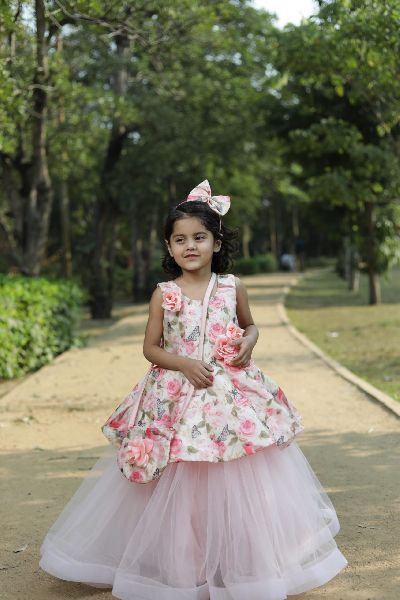 Kids Pink Gowns