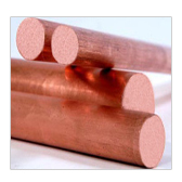 Round Solid Non Polished Copper Rods, for Earthing, Certification : ISI Certified