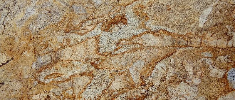 Bush Hammered Alaska Gold Granite, for Hotel Slab, Kitchen Slab, Office Slab, Restaurant Slab, Size : Multisizes