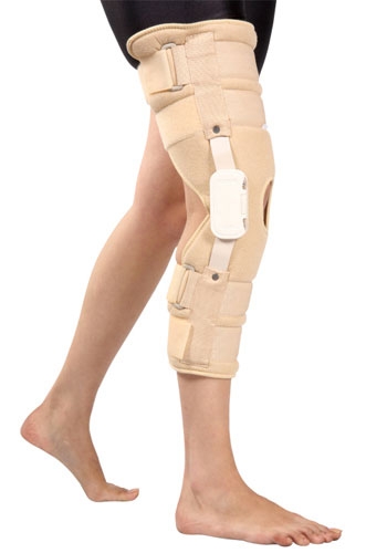 Plain Rubber MRange Knee Splint (ROM), for Pain Relief