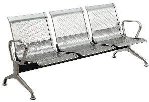 Aluminium Polished Plain waiting chair, Feature : Corrosion Proof, Durable