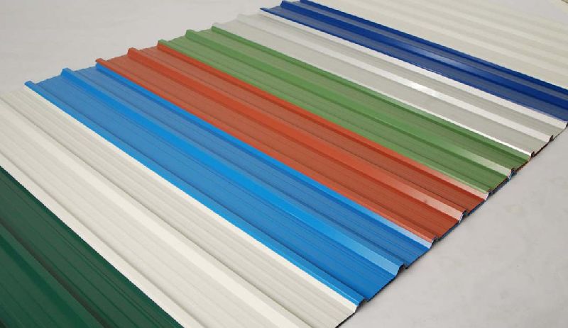 Rectangular Color Coated Roofing Sheet, Feature : Corrosion Resistant, Fine Finish