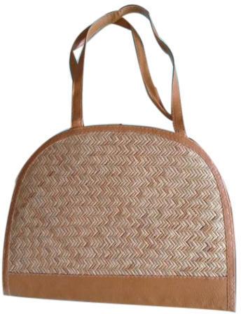 Plain Bomboo Bamboo Handbags, Closure Type : Zipper