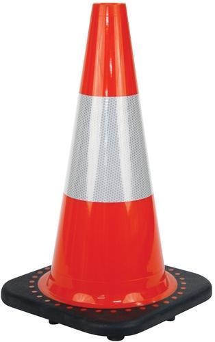 2-4kg PVC Road Safety Cone, Shape : Conical