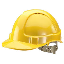 ABS Plain Safety Helmets, Color : Yellow